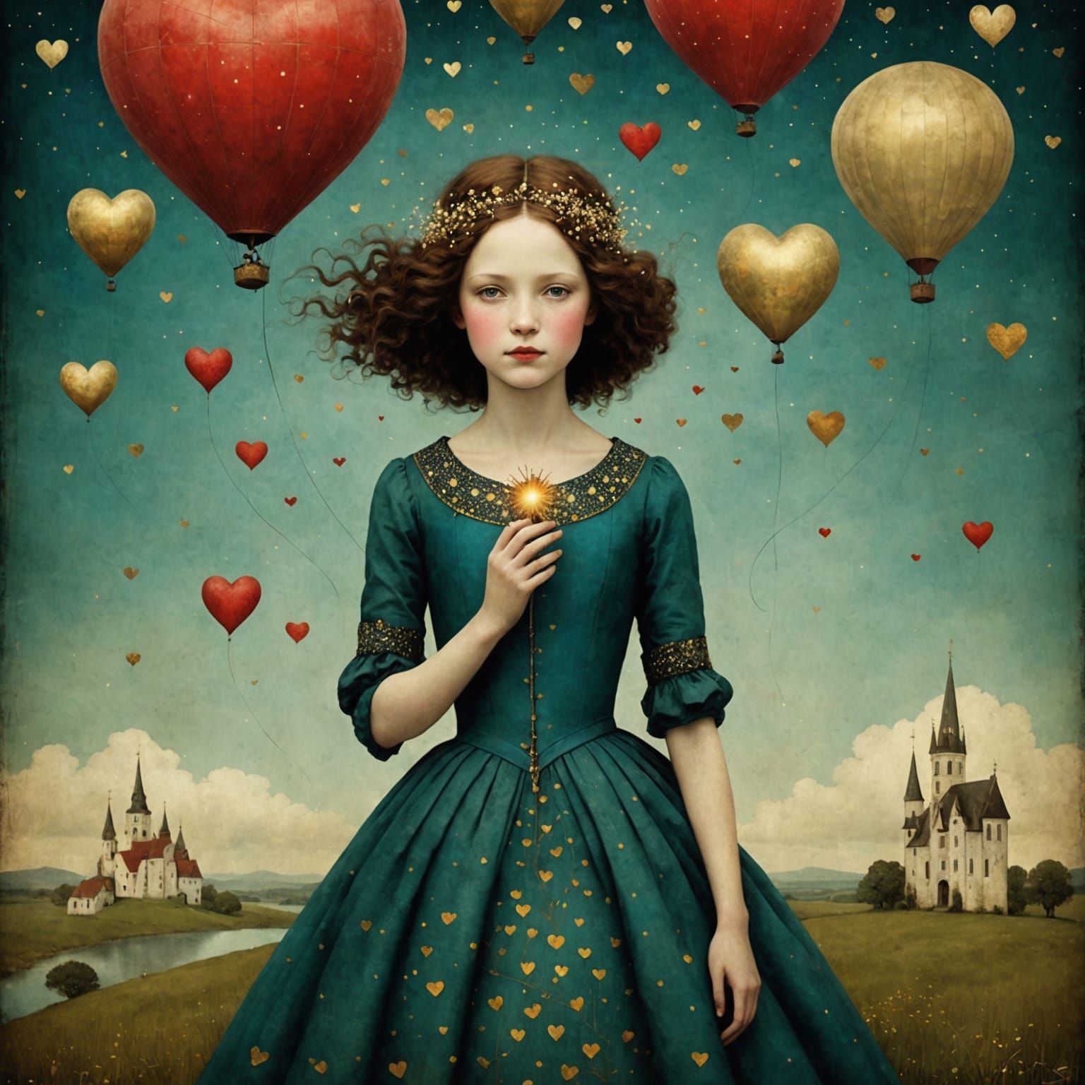 Magical Realism Art: Love Shines on Life
