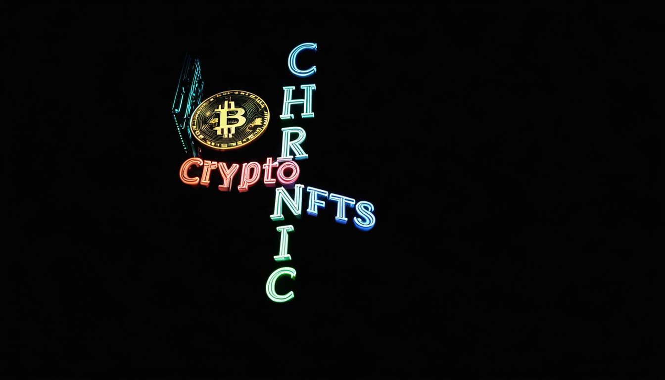Crypto Chronic NFTs in Sci-Fi Futuristic City