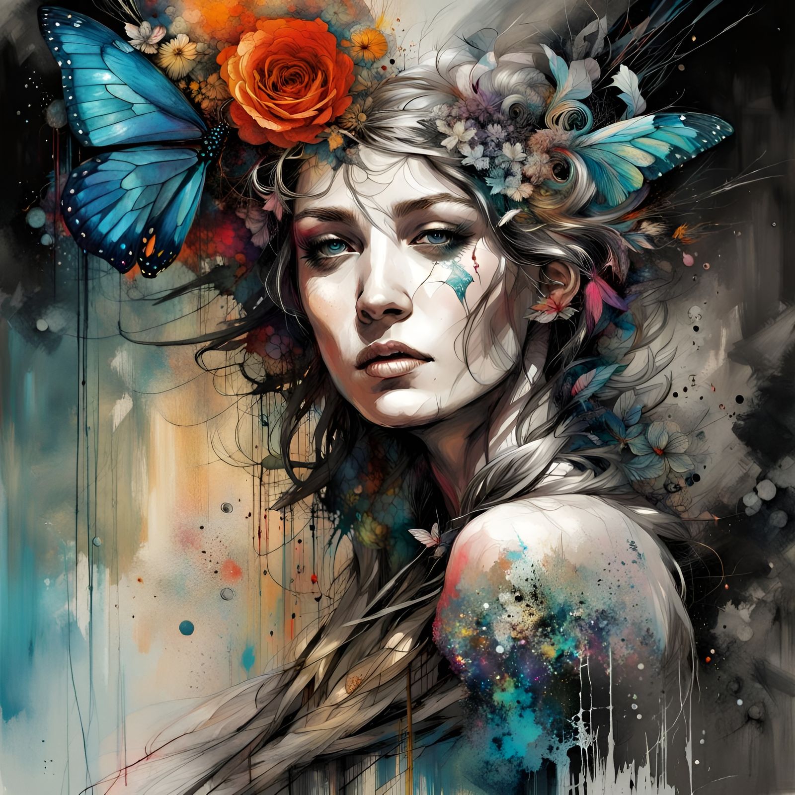 Ethereal Chromata: A Surreal Fantasy Art Piece