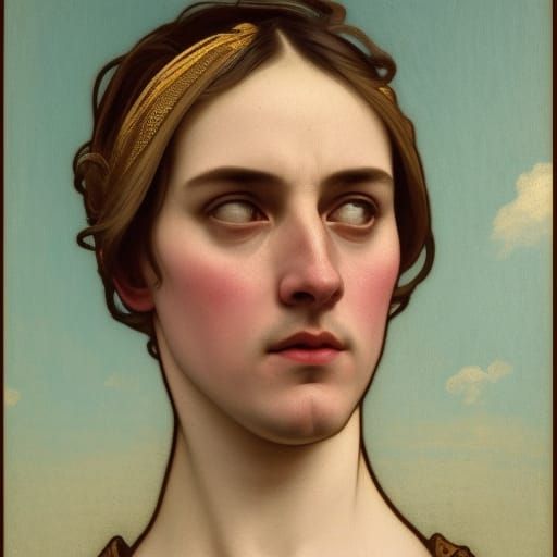 Politician in Renaissance Style on Car