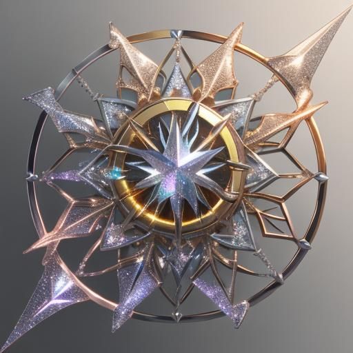 Fantasy Fey Spirit with Metallic Shimmers