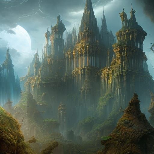 Magical Skull Metropolis in Hourglass Highlands