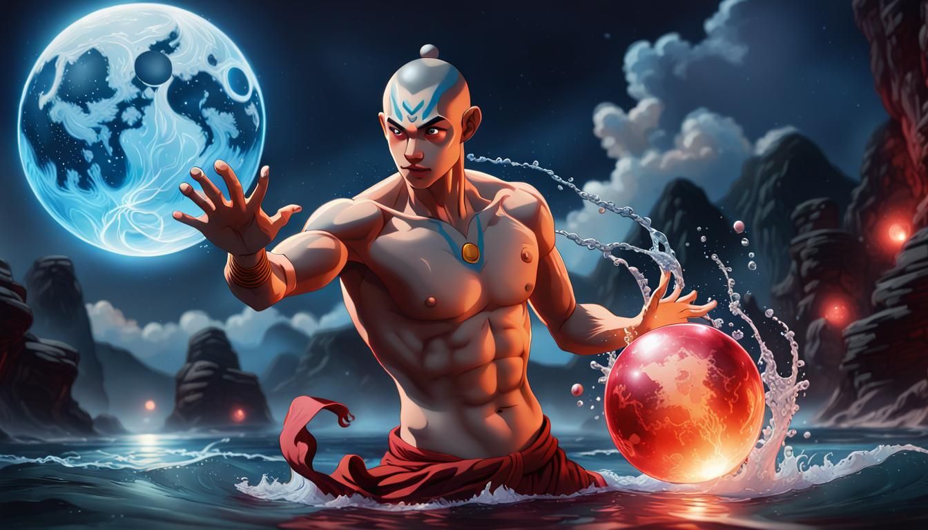 Aang water bending
