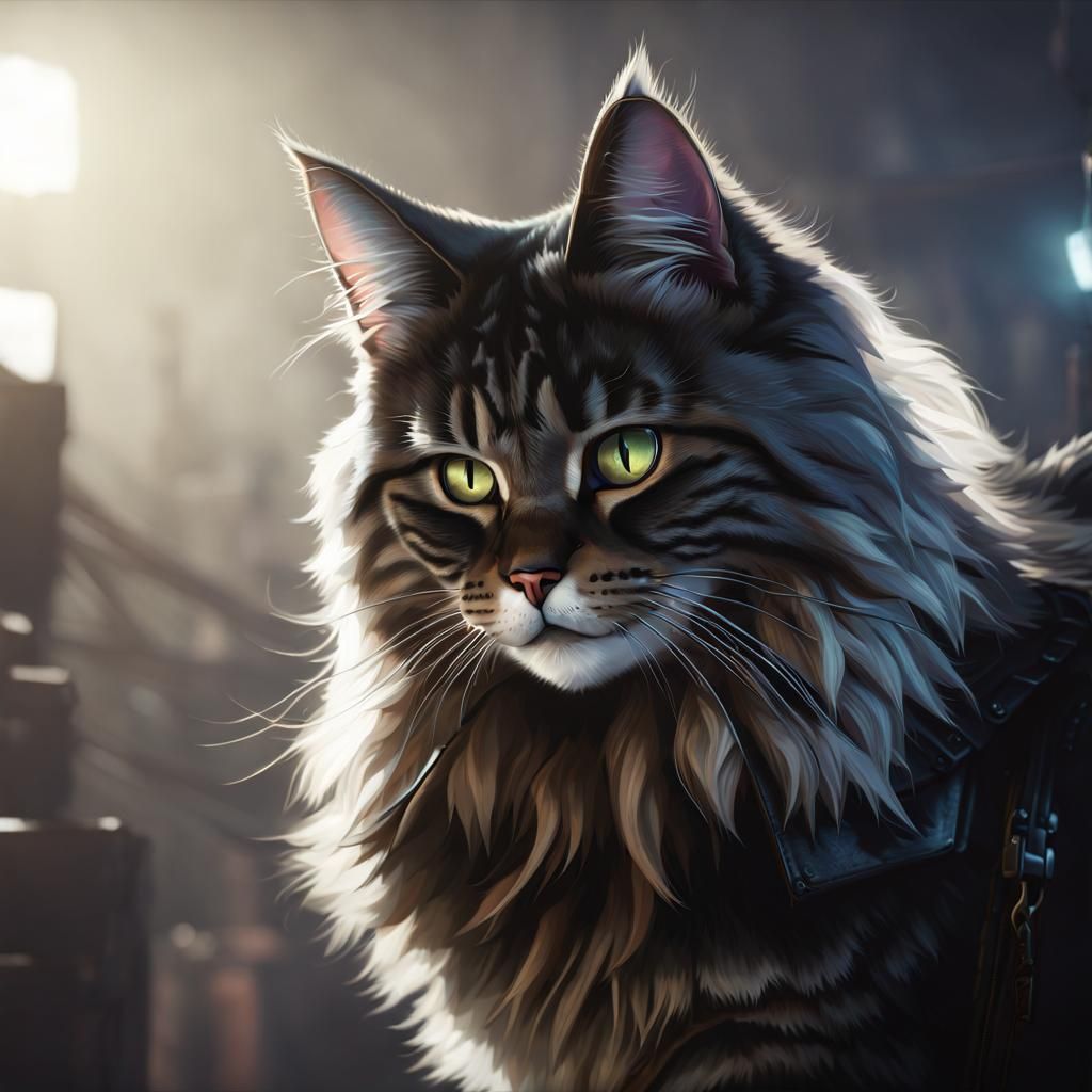 Loco the Siberian Cat says hello, by Per.