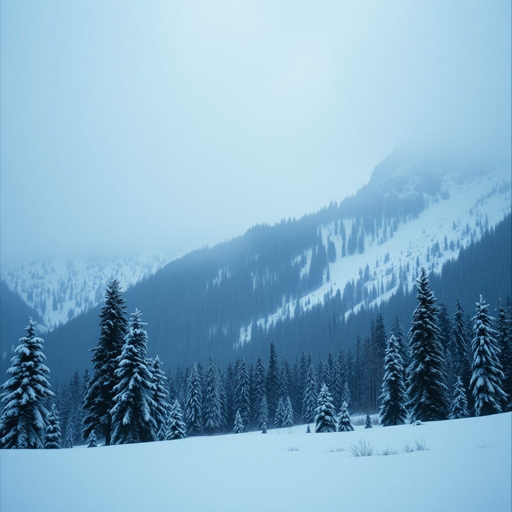 Tatra Mountains Winter Wonderland in Cinematic Style