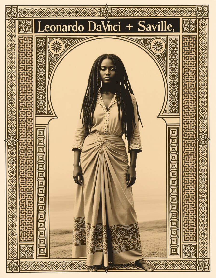 Rasta Pin-Up Fusion: Sfumato and Visceral Brushwork