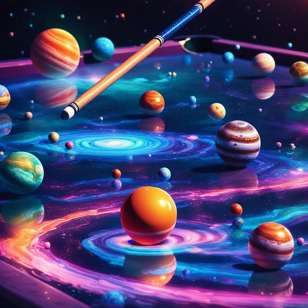 Playing Pool with planets