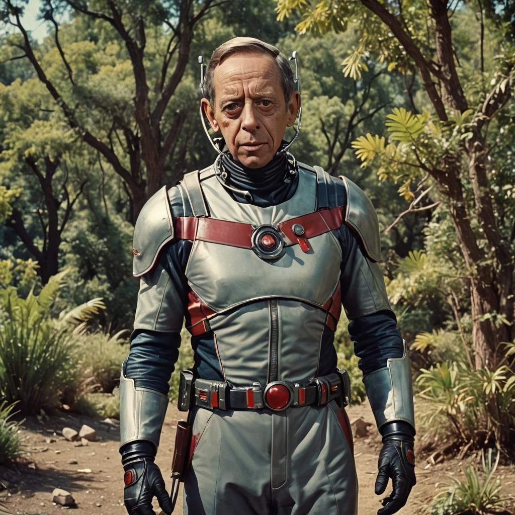 Don Knotts as 1960s Ant-Man in Cinematic Film Still