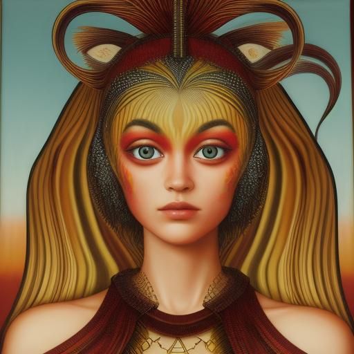 Psychedelic Fractal Art in Vivid Colors