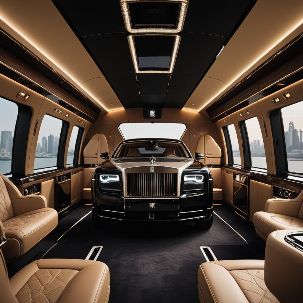 Elegant Luxury Train Concept Inspired by Rolls-Royce