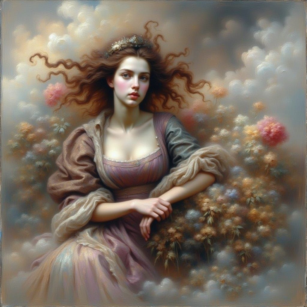 Golden Leaf Portrait