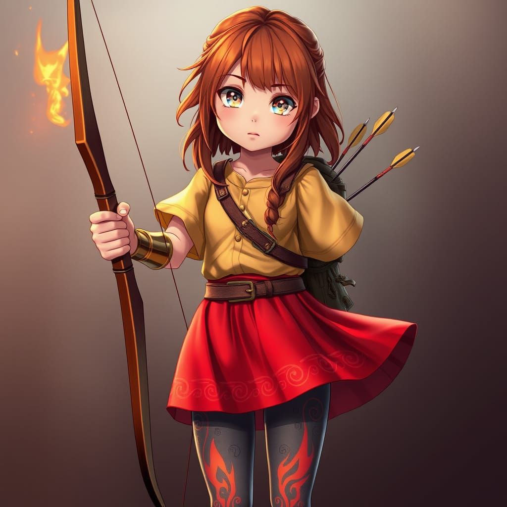 Young Adventurer with Vibrant Spirit