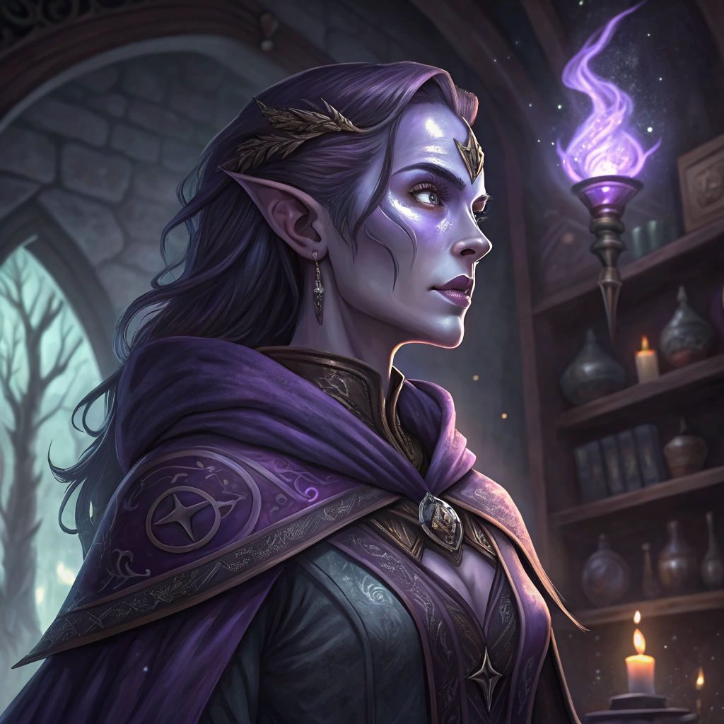 Drow Sorceress of Aberrant Mind