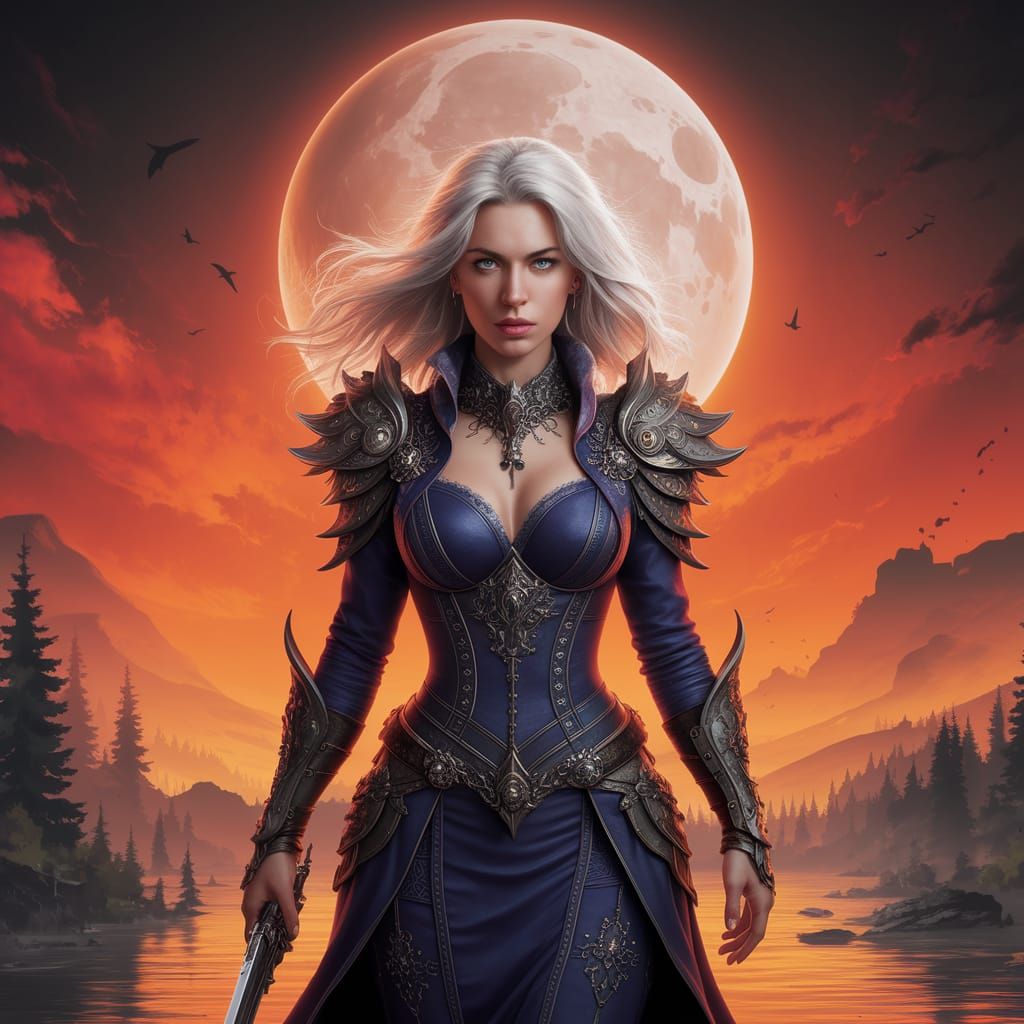 Grimdark Fantasy World in Darkened Medieval Style