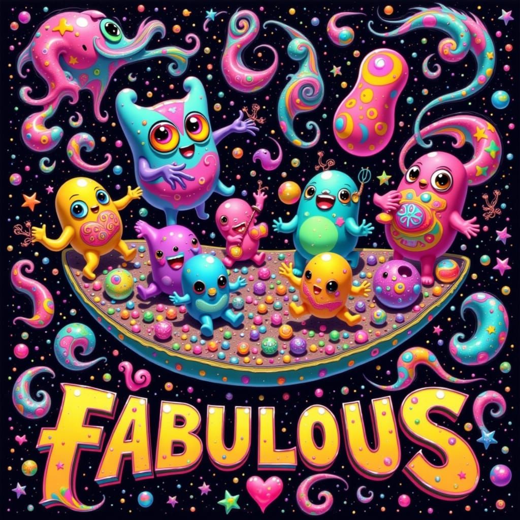 Jellybean People's Spoon Concert in Psychedelic Style