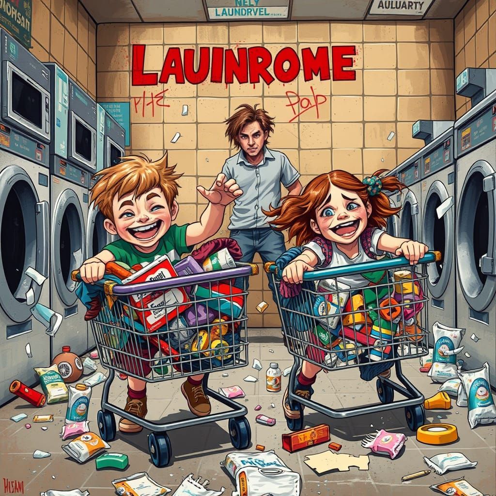 Mischief and Mayhem in a Laundromat