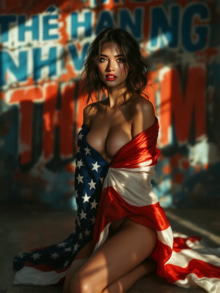 Silk Flag Fashion: Edgy and Sensual