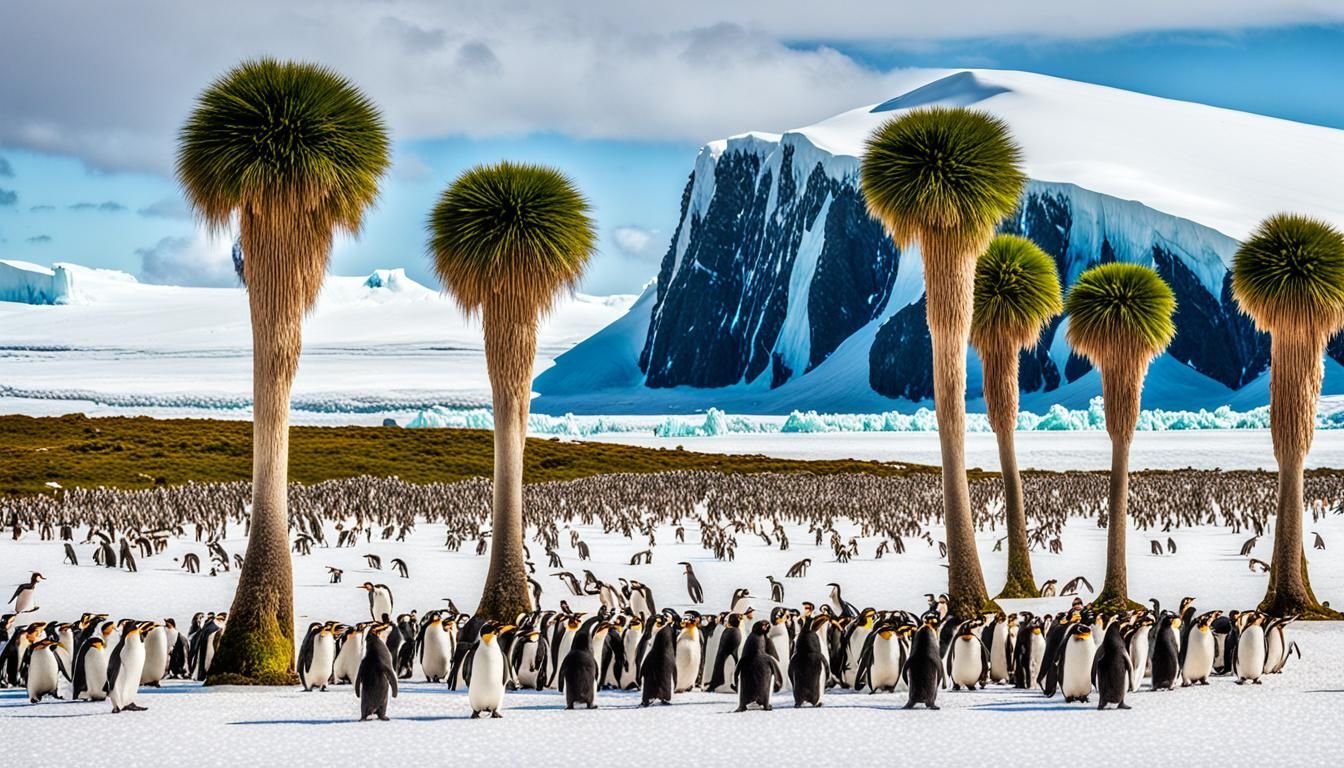 Antarctic Oasis: A Climate Change Allegory