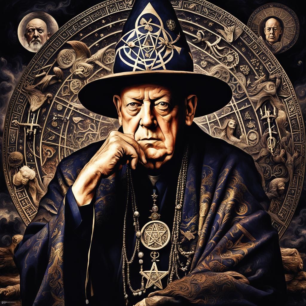 Aleister Crowley.