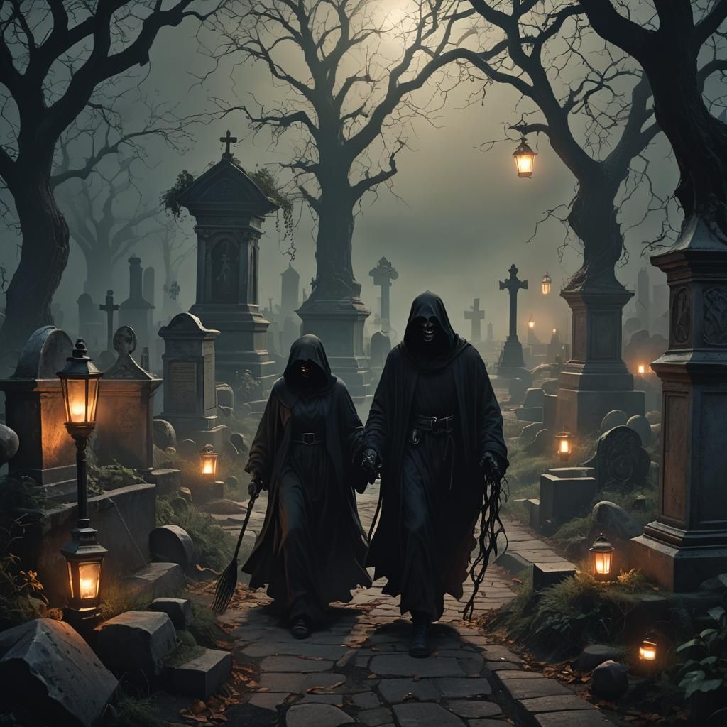 Mr and Mrs Grim Reaper