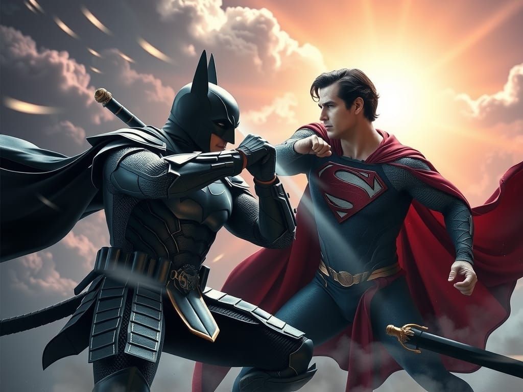 Batman and Superman Duel in Chinese Mythology