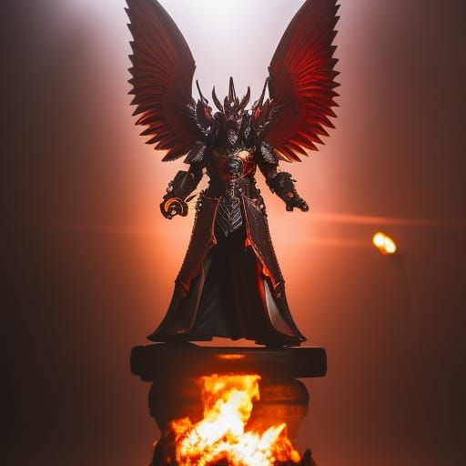 Immortal Demon Lord in Professional Photography Style