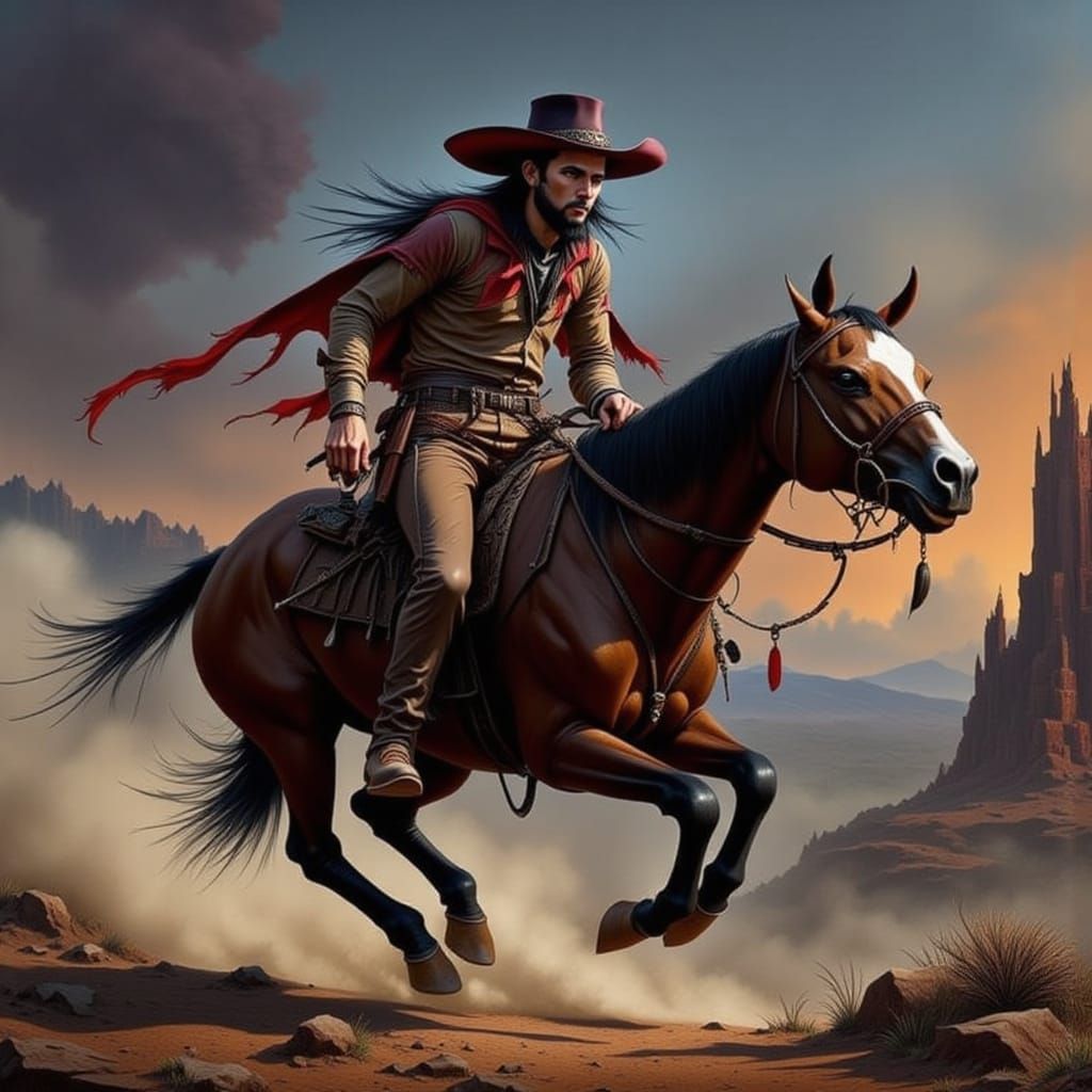 Demon Cowboy in Geometric Flux