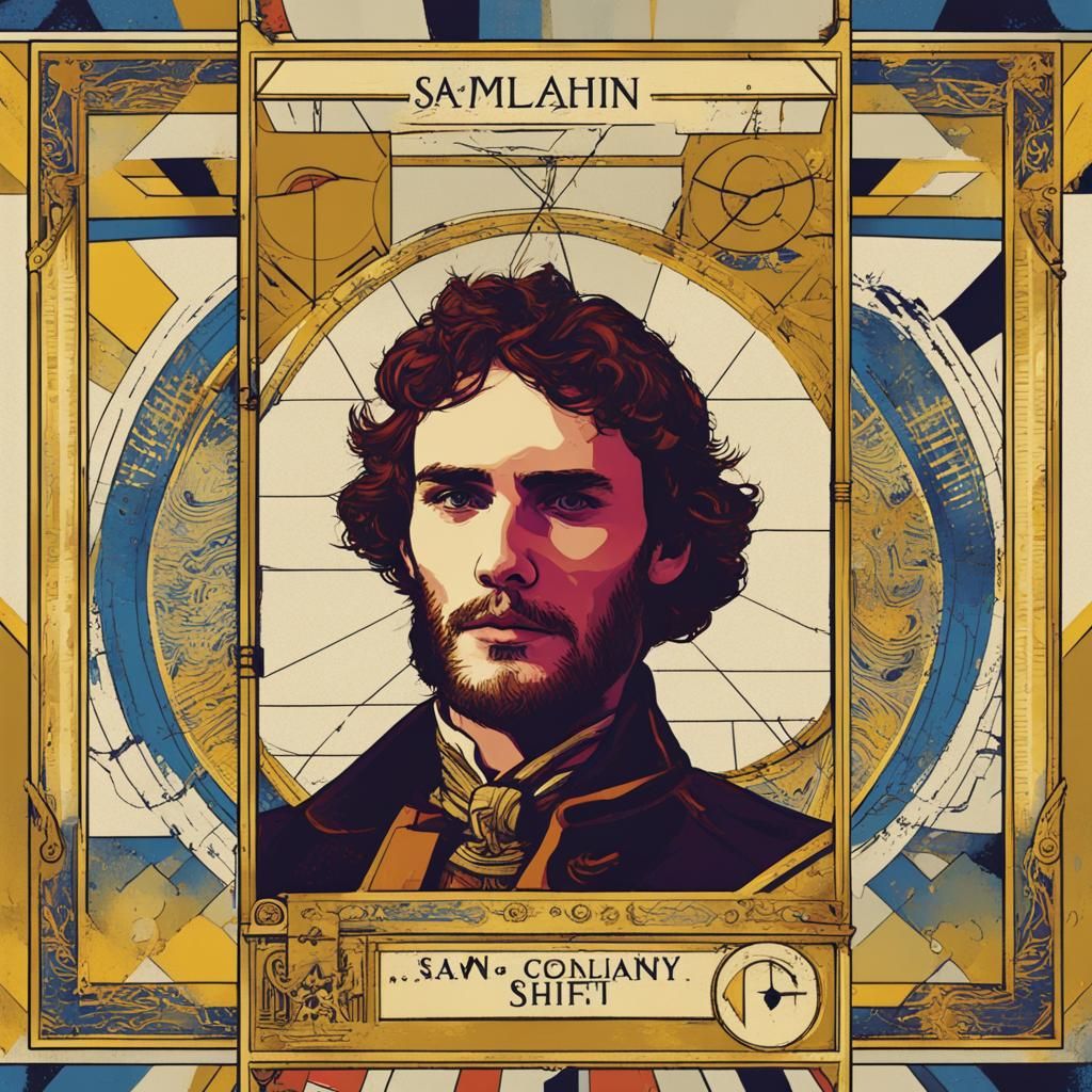 Philip Swift as Tarot Card in Pop Art Style