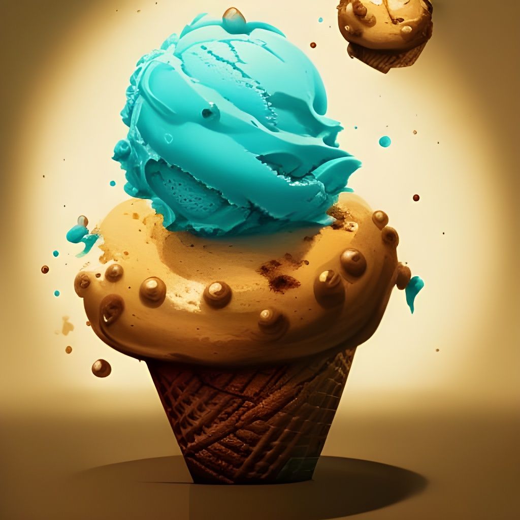 Ice Cream Muffin: Meaningful Experimental Art