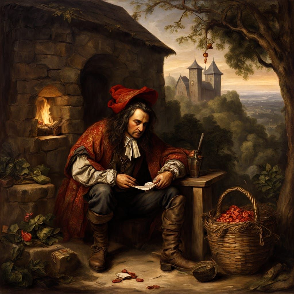 Rumpelstiltskin Valentine in the Style of Titian
