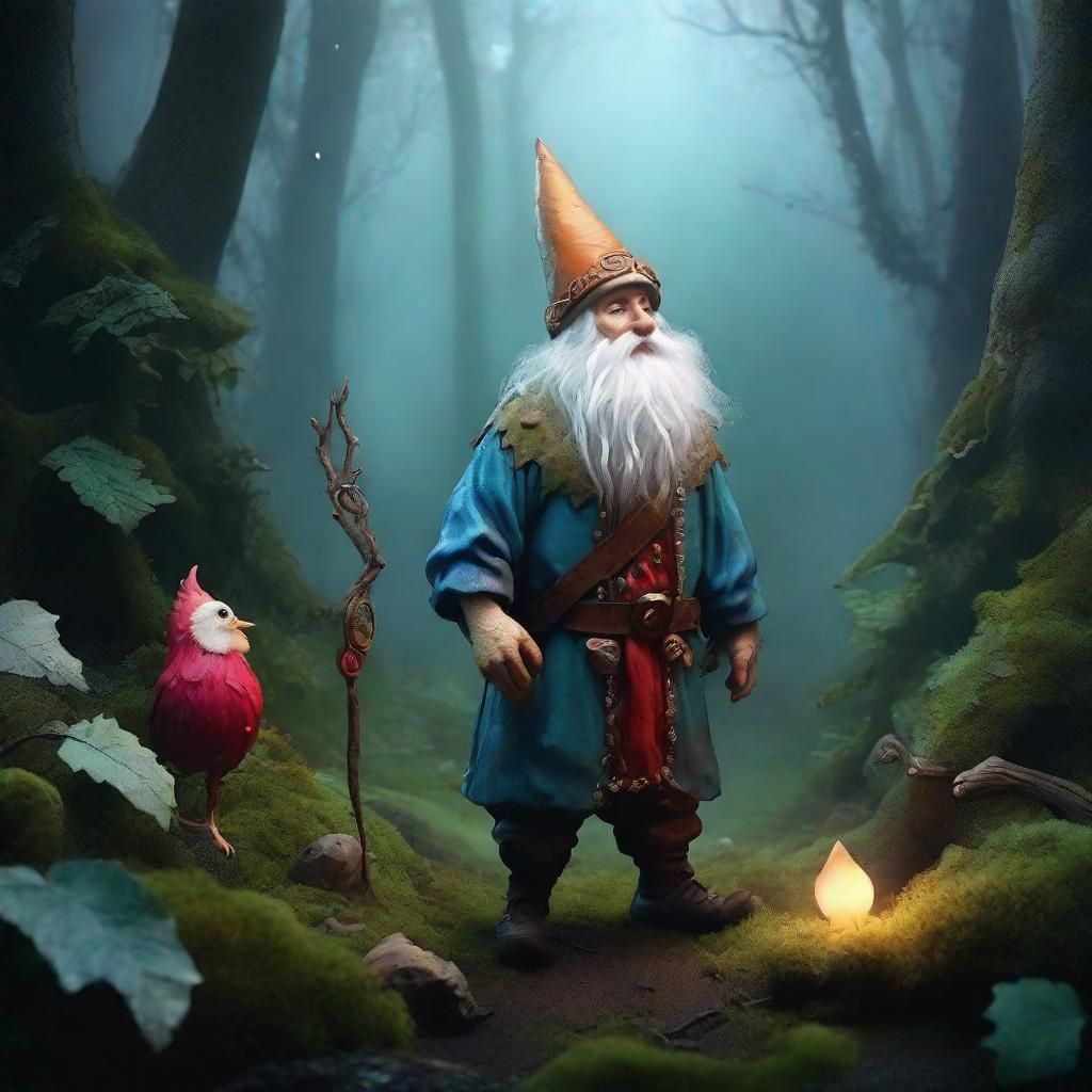 Gnome's Treasure Hunt in Magic Forest