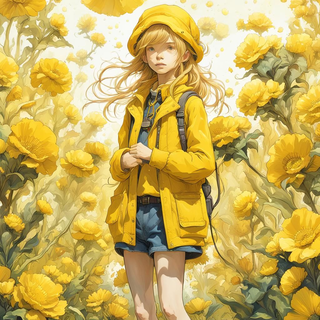 Spectacular Yellow Hues in Dark Fantasy Art