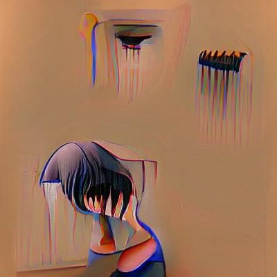 Abstract AI Art: Visualizing Depression