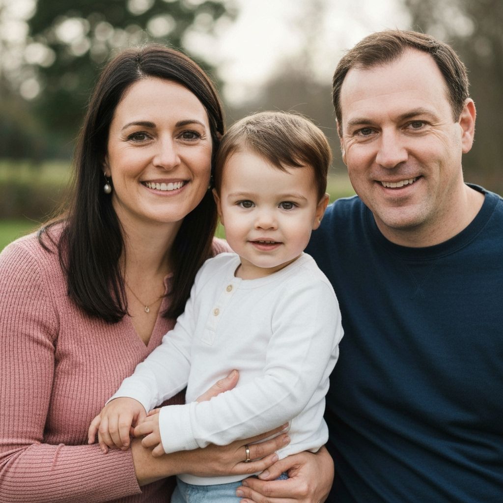 Realistic Family Portrait Photography with Natural Light
