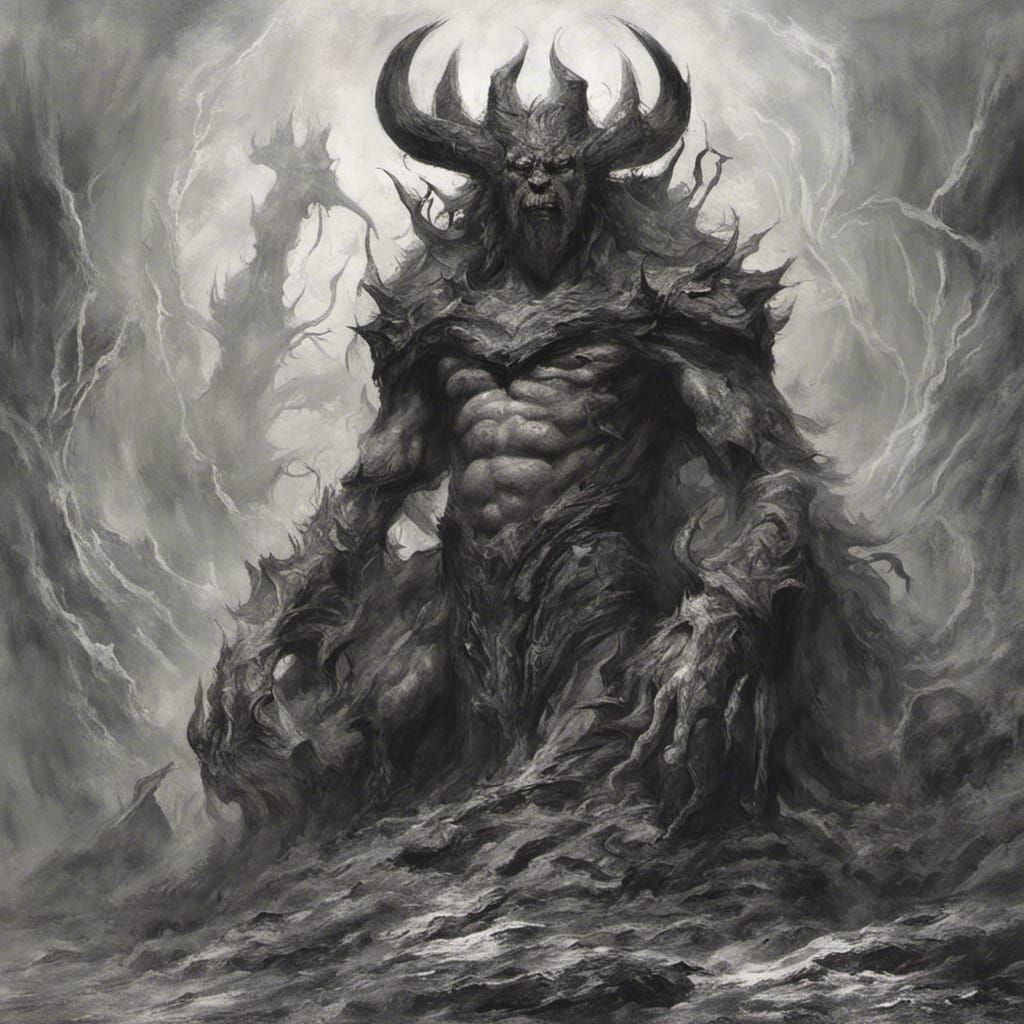 Sinister Mythology Art in Fantasy Style