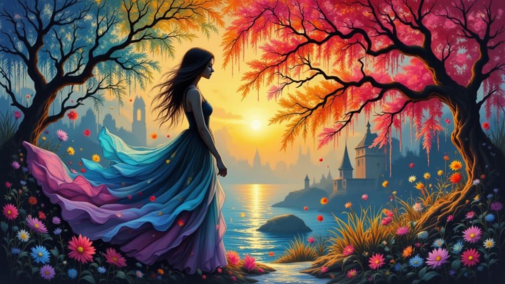 Surreal Double Exposure of Life and Memories