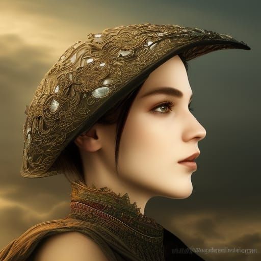 Charra Woman in Digital Matte Painting
