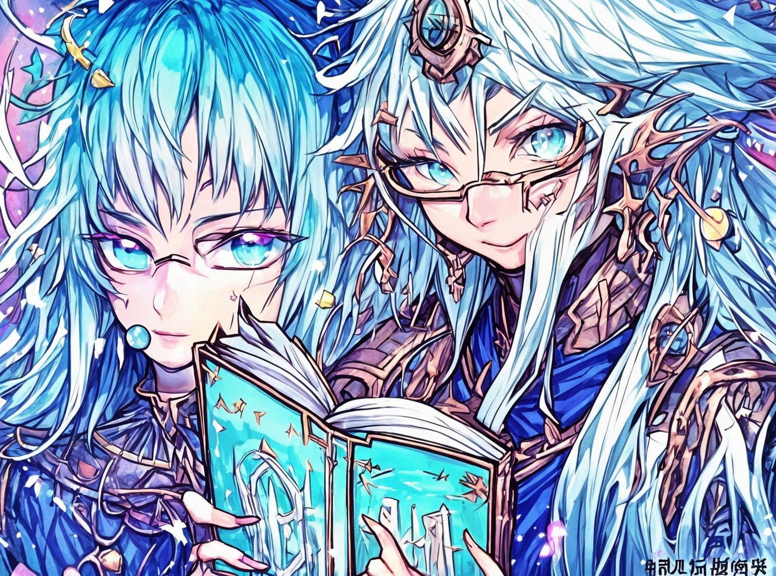 Pastel Shy Bookworm Villain in Edgy Dreams Style