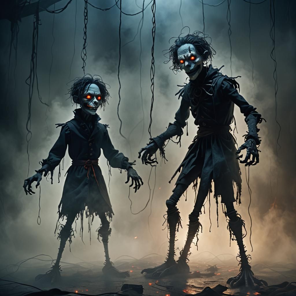Dark Fantasy Puppet Master Concept Art