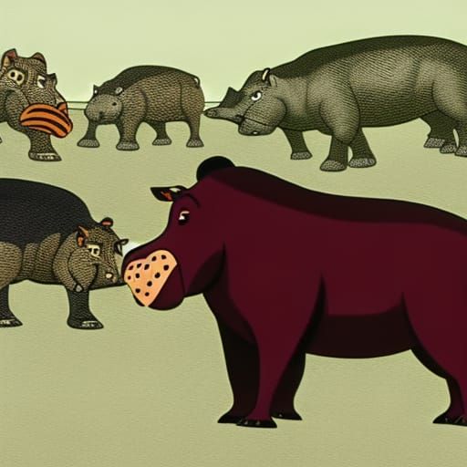 Hippo Coffee Advisor in Animal Supermarket