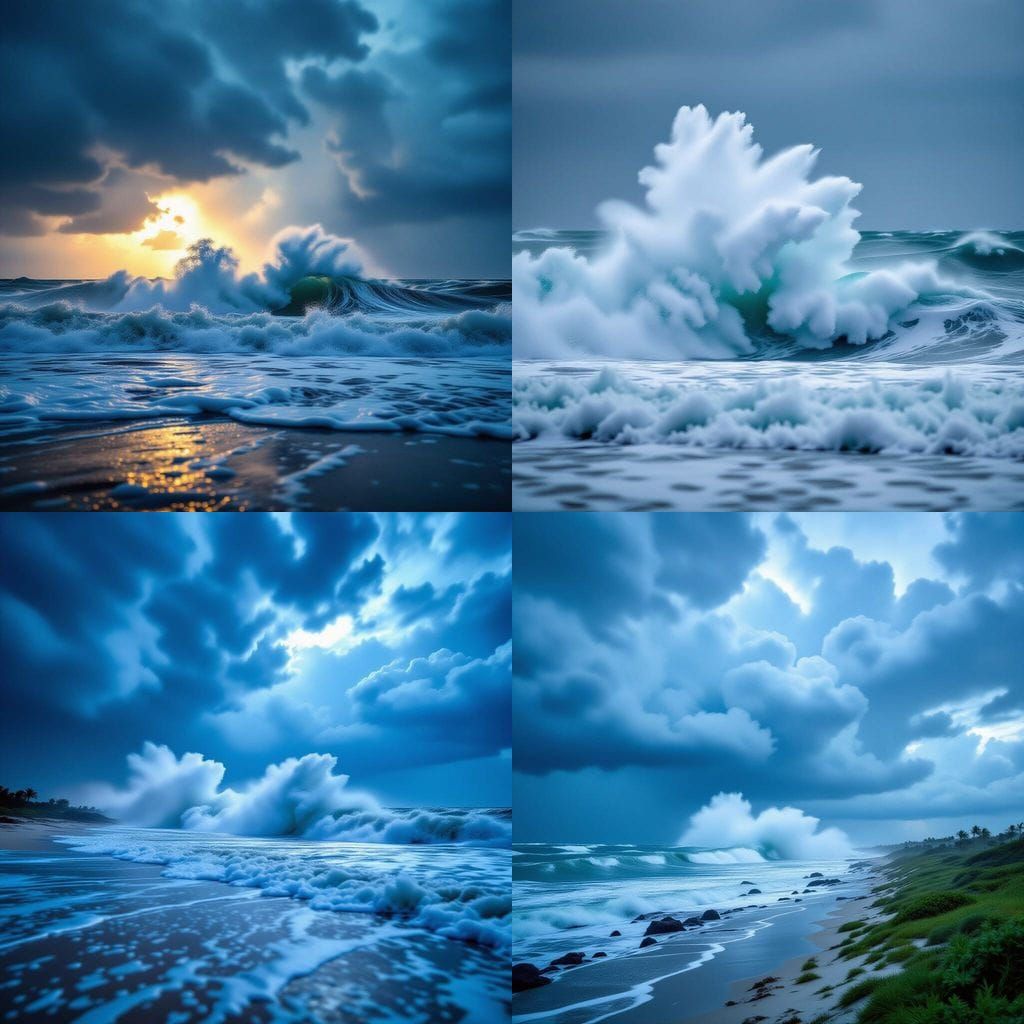 Powerful Hurricane Making Landfall in USA