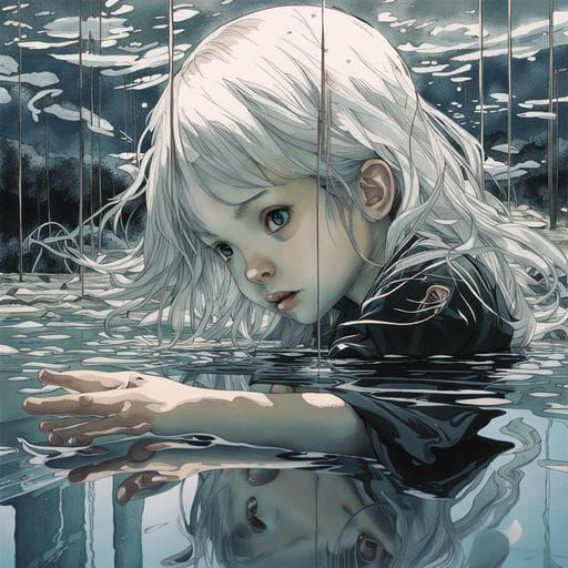 AI Generated Image of a Cute Girl