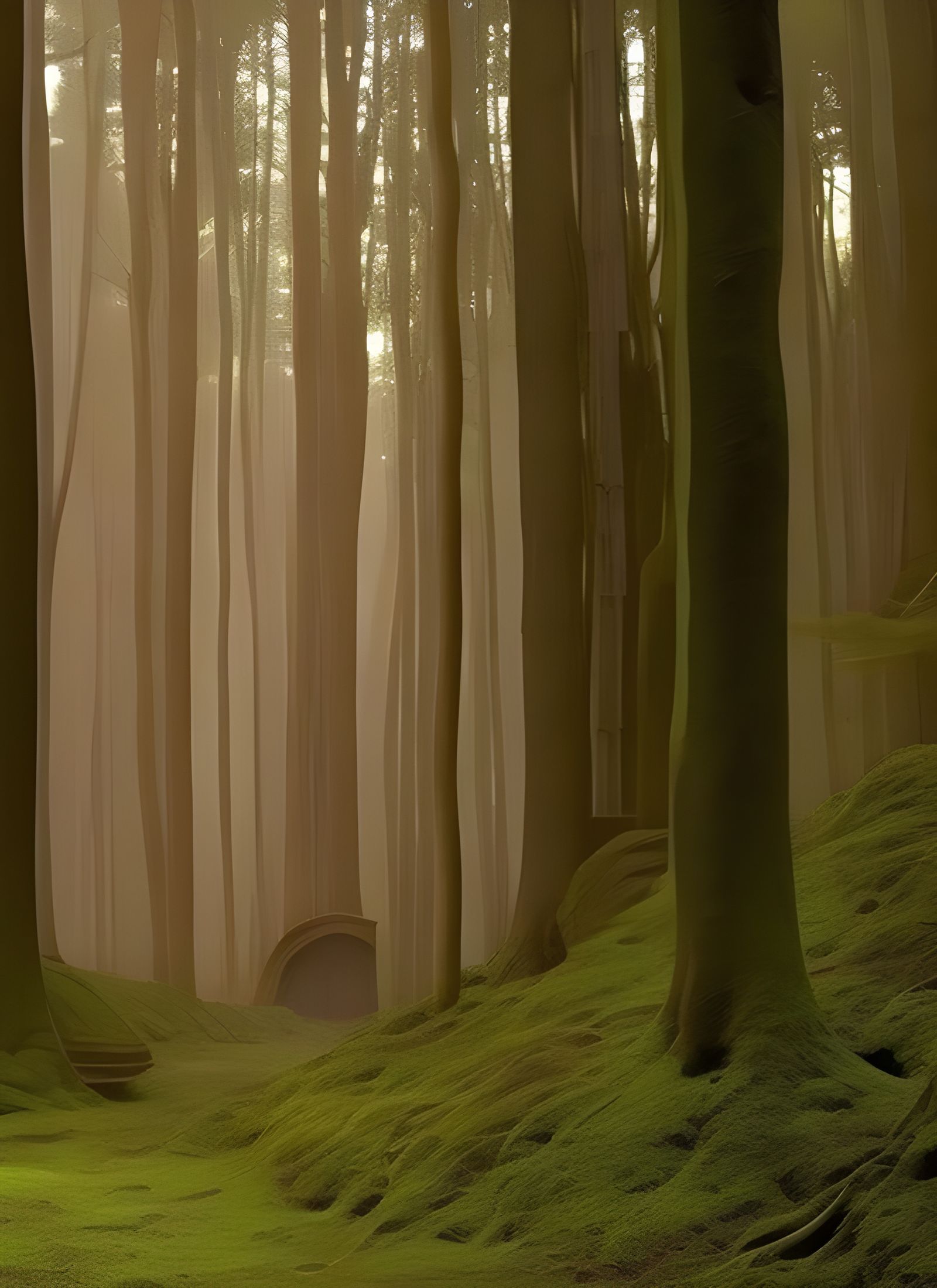 Elves Masquerade Ball in Fantasy Forest