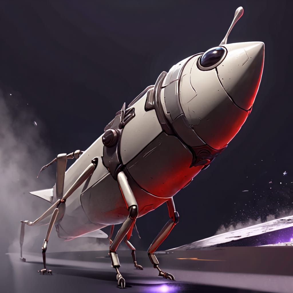 Rocketgrasshopper: An AI-Generated Insect of the Future
