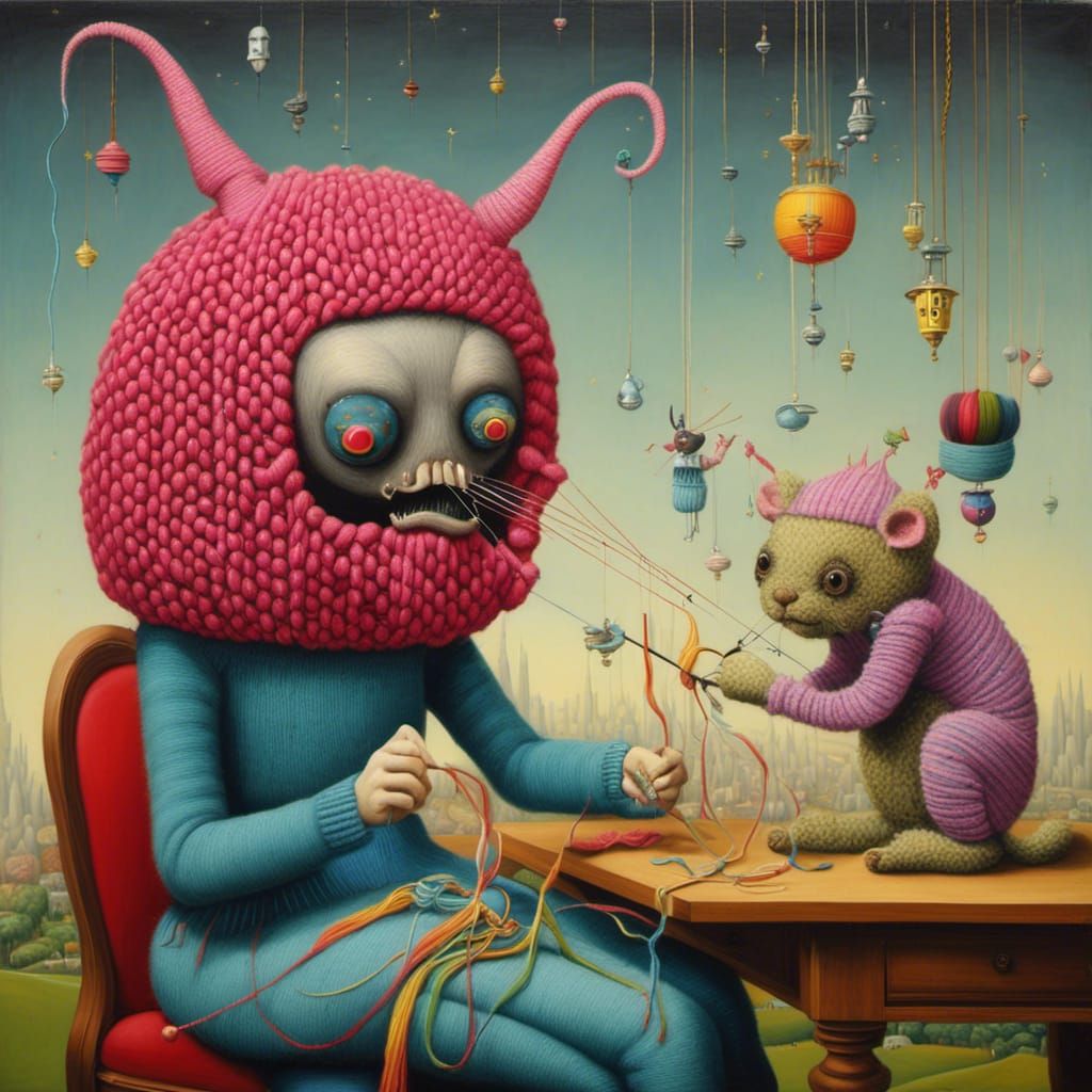 Yarn Monster Knitting: Pop Surrealism