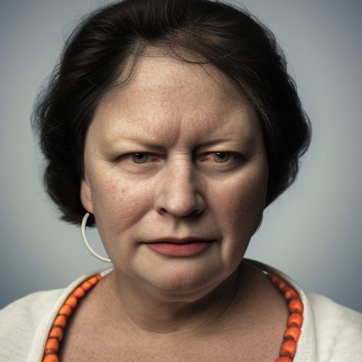 Professional Portrait of Gargantuan Gertrude in Studio Light...