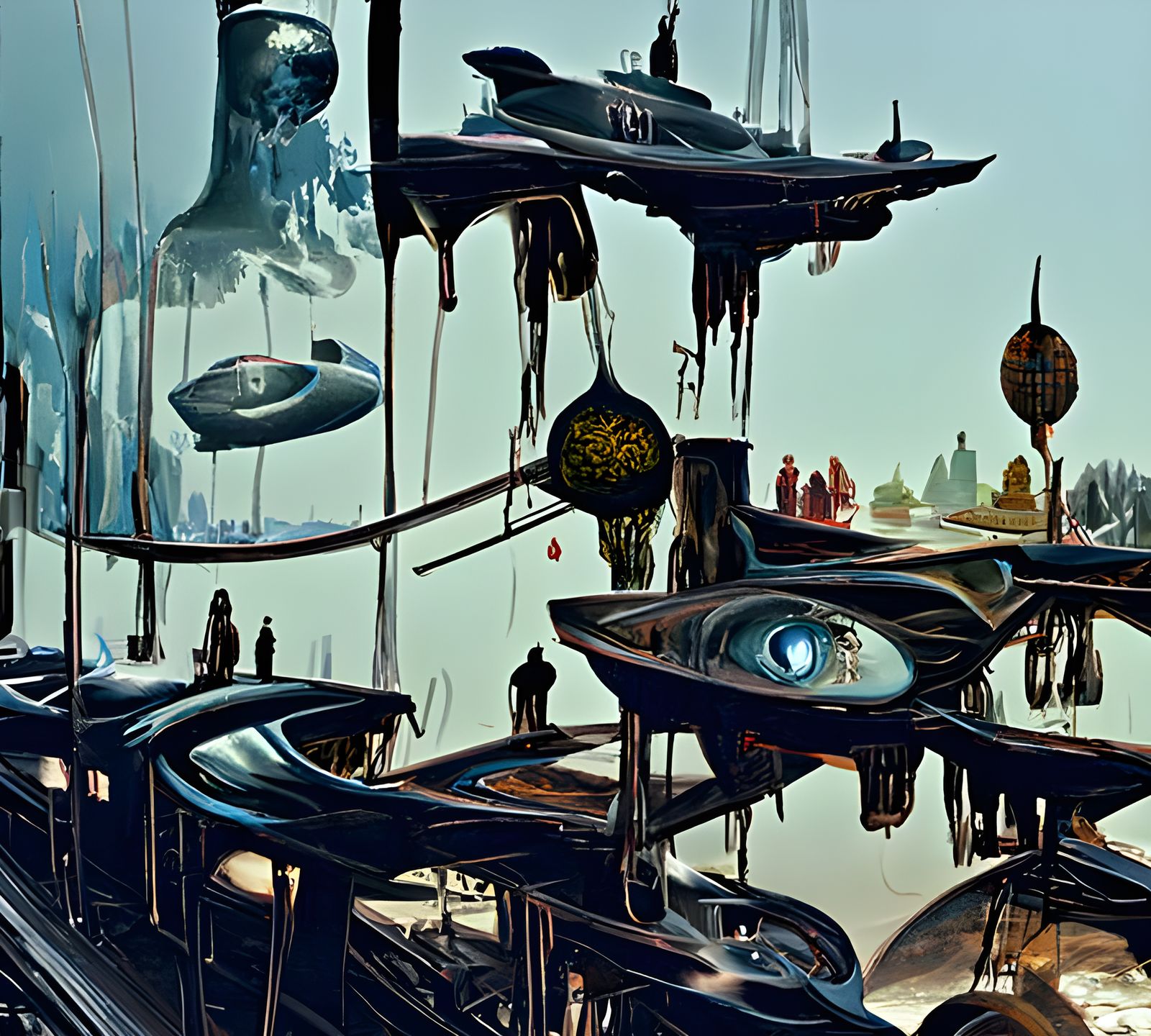 Star Trek Enterprise on Acid in Surreal Style