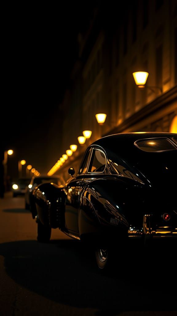 1940s Car in Paris, Lee Jeffries Style