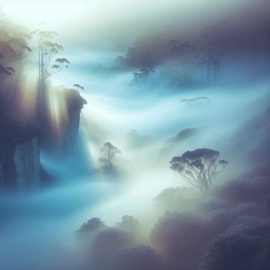 Ethereal Awakening in Dreamy Watercolor