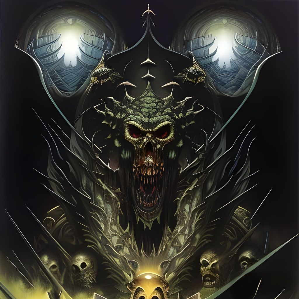 Epic Horror Image of Dagon in Pulp Art Style